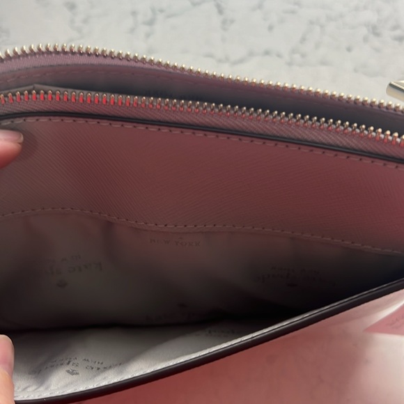 Kate Spade Pewter Purse & Matching Wallet - New with Tags - Picture 6 of 8